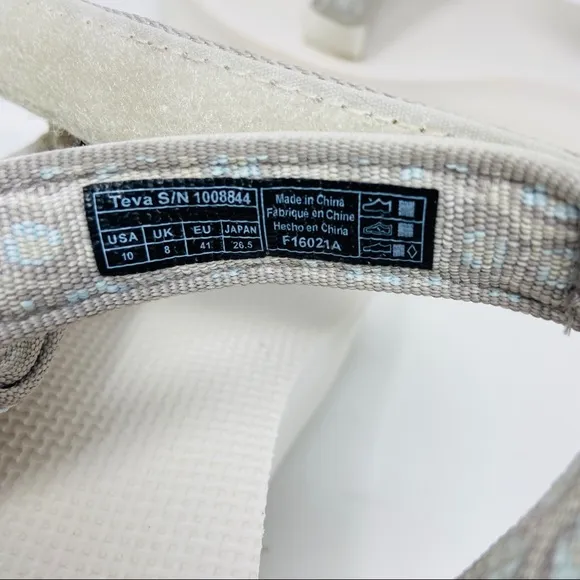 TEVA Flatform Universal Platform Sandal Size 10