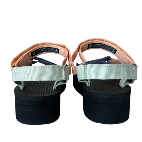Teva Free people platform Sandals 9 summer salt pastel NWT