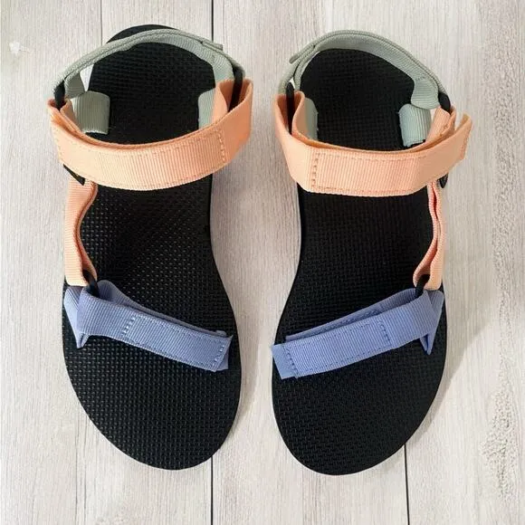 Teva Free people platform Sandals 9 summer salt pastel NWT