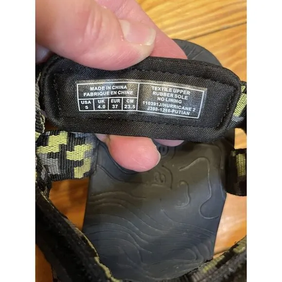 Teva Hurricane 2‎ Adjustable Strap Sandals Size 5