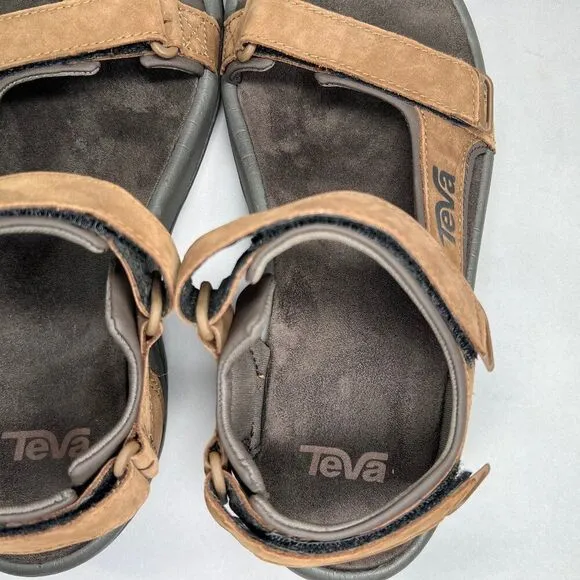 Teva Marston Sandals Men's Size 8 Brown Leather River Active Sport Sandals