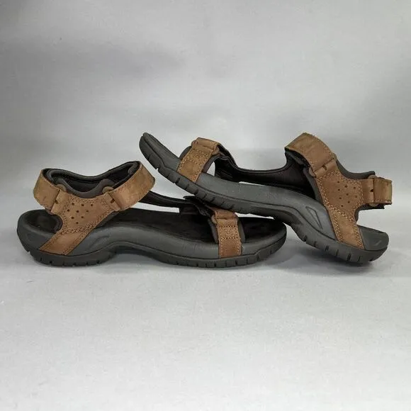 Teva Marston Sandals Men's Size 8 Brown Leather River Active Sport Sandals