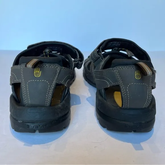 Teva Men's Brown/Gray Sandals Shoc Pad Size 9
