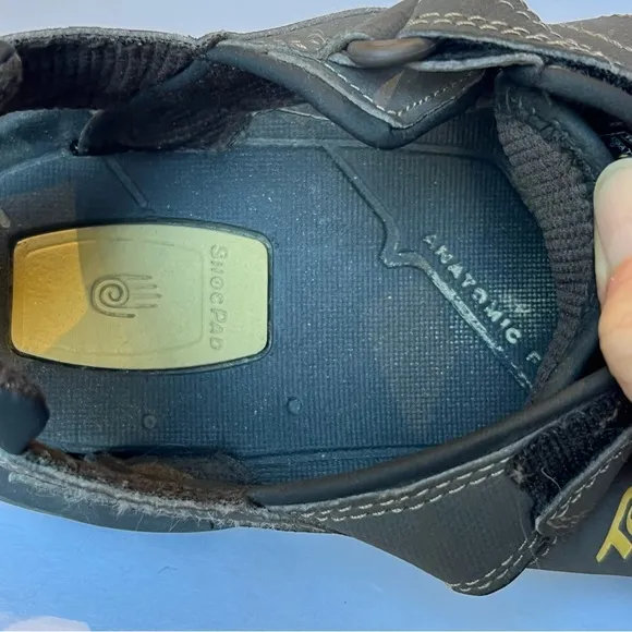 Teva Men's Brown/Gray Sandals Shoc Pad Size 9