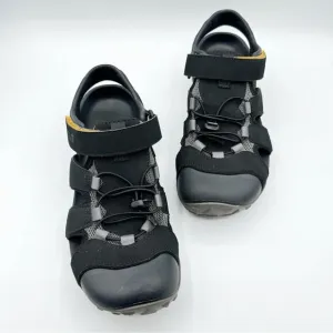 Teva Men’s Flintwood Black Water Shoe Summer Sandals Closed Toe Size 9