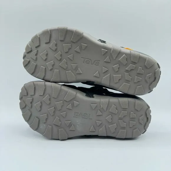 Teva Men’s Flintwood Black Water Shoe Summer Sandals Closed Toe Size 9