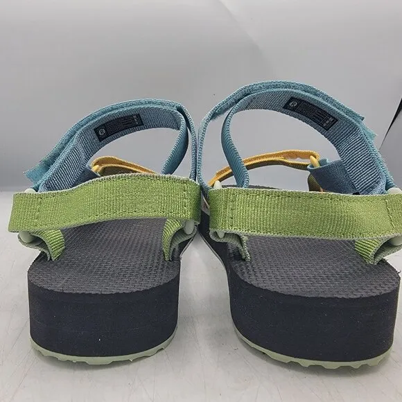 Teva Midform Universal Kids 5 Metallic Blue Sandals Beach Summer Casual 1131610C