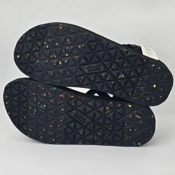 Teva Midform Universal Pride Platform Sandals Shimmer Metallic Rainbow Men's 11