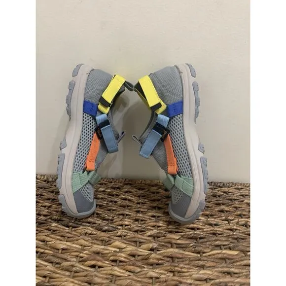 Teva Outflow Universal Gray Multicolor Water Comfort Sandal Shoe Kid’s Size 3