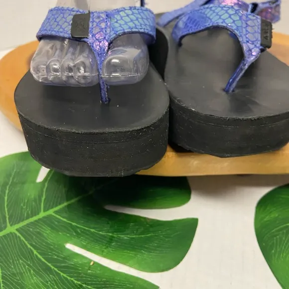 Teva Purple Platform Mermaid Sandals