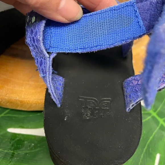 Teva Purple Platform Mermaid Sandals