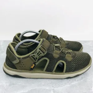 Teva Terra Float Travel Knit Mens Size 11 Sandals Brown adjustable Trail 1091811