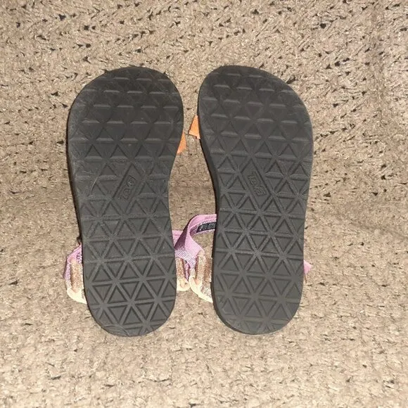 TEVA-Universal Midform-Metallic Colorful Sandals-Classic-Sz 9-Near Mint