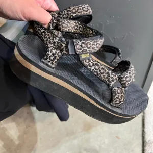 Teva Women's Leopard Print Platform Sandals