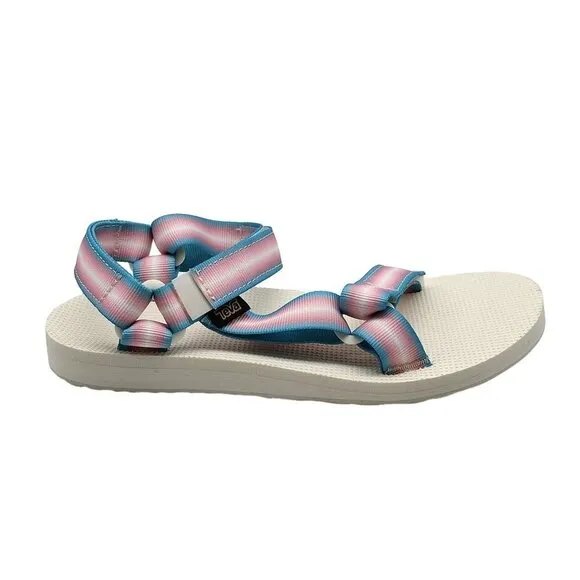 Teva Womens Original Universal Gradiate Multi Pastel Sandals Size 8