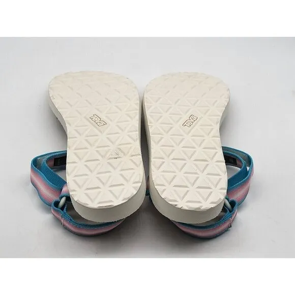 Teva Womens Original Universal Gradiate Multi Pastel Sandals Size 8