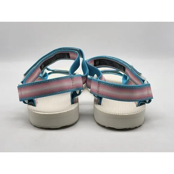Teva Womens Original Universal Gradiate Multi Pastel Sandals Size 8