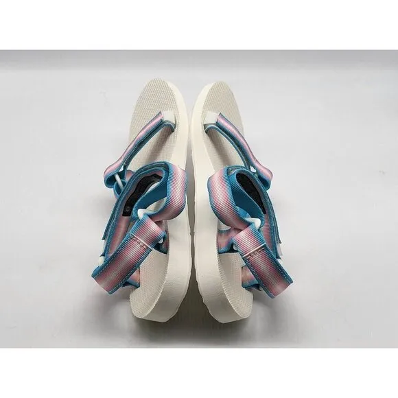 Teva Womens Original Universal Gradiate Multi Pastel Sandals Size 8