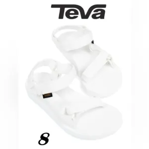 Teva, Women's Original Universal Sandals - White. Size: 8 US. NIB. (1775)