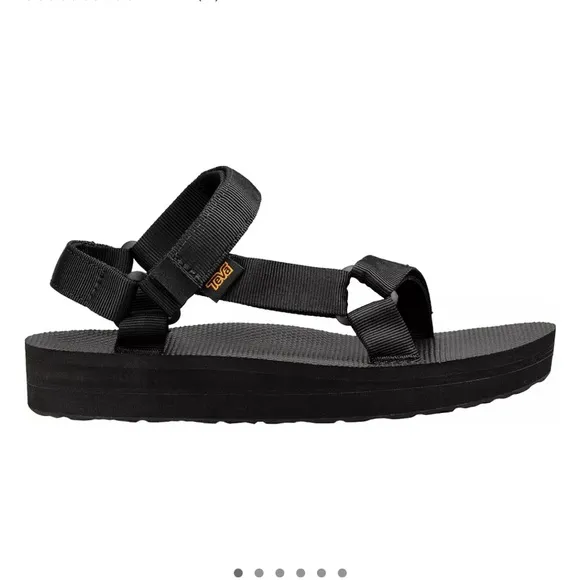 Teva Women's Size 9 Midform Universal Sandals Black NWT Platform