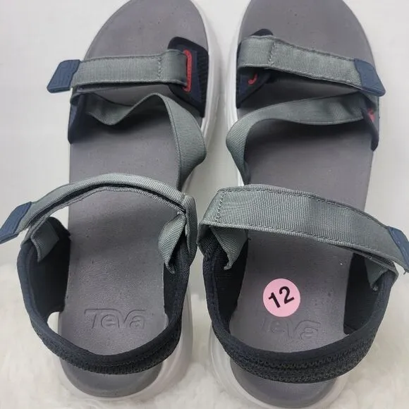 Teva Zymic Foam Strappy Travel Sport Mens Sandals Shoes Size 12