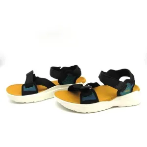 Teva Men’s Zymic Travel Sandals in Black Sunflower SZ 9
