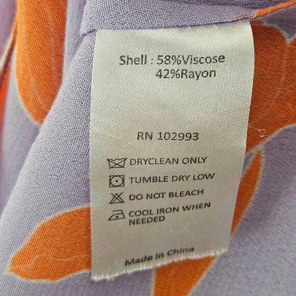 Thakoon Collective Floral Midi Dress - Size 10 - MSRP $370 Beachy