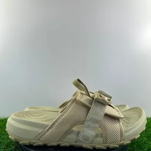 The North Face Explore Camp Slides Men Size 9 Tan Adjustable Outdoor Sandals NEW