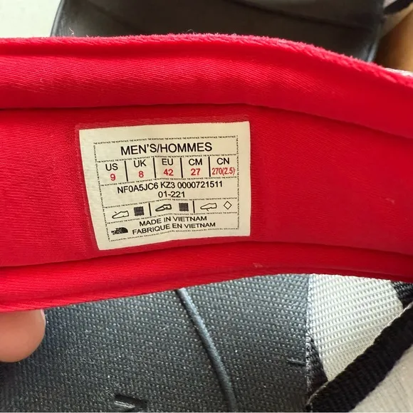 The North Face Men’s Size 9 Skeena Sport Sandals Black Red Blue Yellow