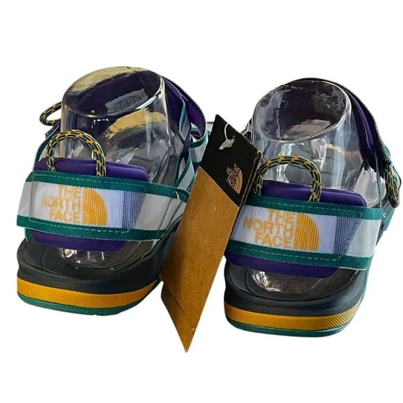 THE NORTH FACE SKEENA SPORT SANDLE /PURPLE /GREEN ADJUST ANKLE STRAP SIZE 8 NWT