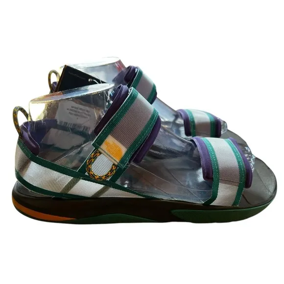 THE NORTH FACE SKEENA SPORT SANDLE /PURPLE /GREEN ADJUST ANKLE STRAP SIZE 8 NWT