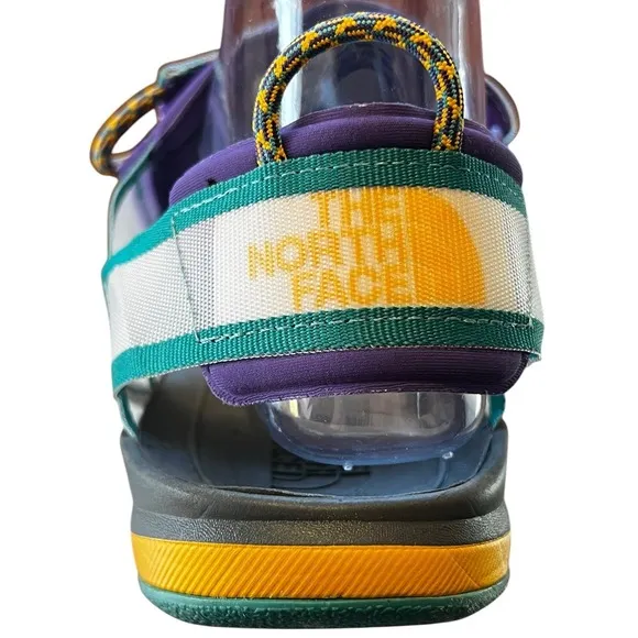 THE NORTH FACE SKEENA SPORT SANDLE /PURPLE /GREEN ADJUST ANKLE STRAP SIZE 8 NWT