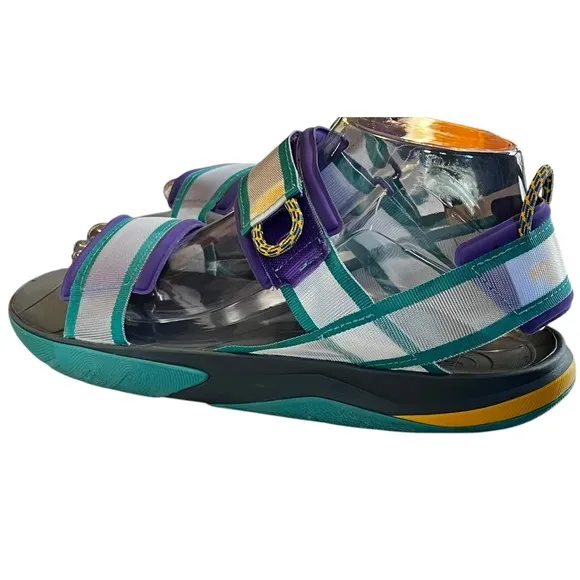 THE NORTH FACE SKEENA SPORT SANDLE /PURPLE /GREEN ADJUST ANKLE STRAP SIZE 8 NWT