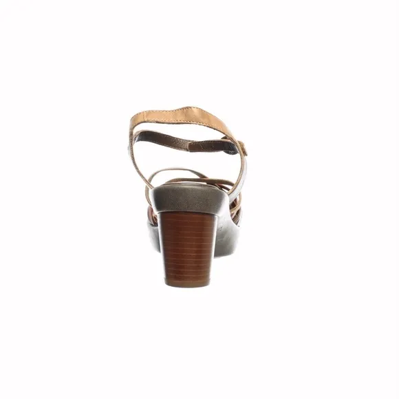 Think! Gspusal Macchiato Leather Platform Sandals