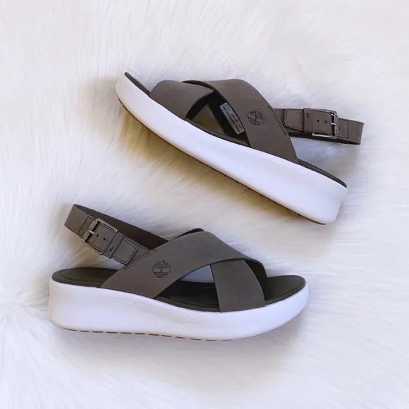 Timberland Los Angeles Wind Slingback Olive Sandals
