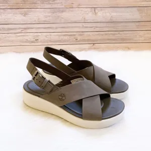 Timberland Los Angeles Wind Slingback Olive Sandals