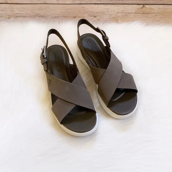 Timberland Los Angeles Wind Slingback Olive Sandals