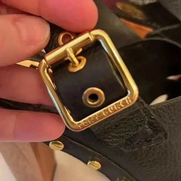 Tory Burch Leather Jodie Platform Sandals Sz 6.5