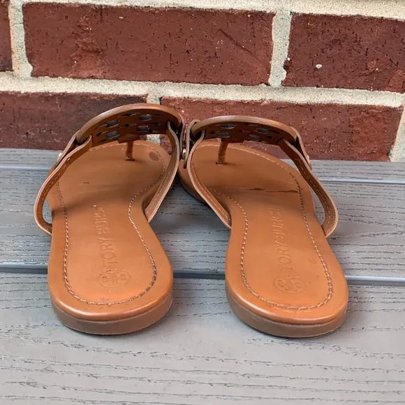 Tory Burch Miller Sandals in Vintage Vachetta