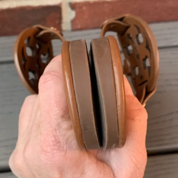 Tory Burch Miller Sandals in Vintage Vachetta
