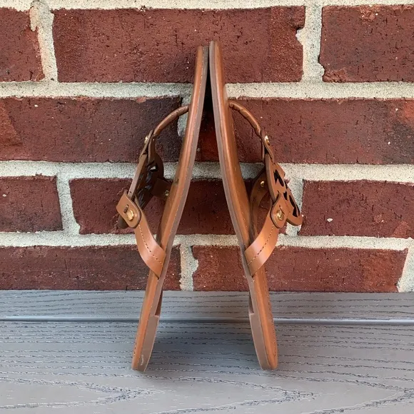 Tory Burch Miller Sandals in Vintage Vachetta