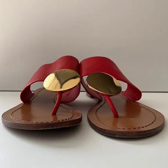 Tory Burch Patos Disc Sandal Red