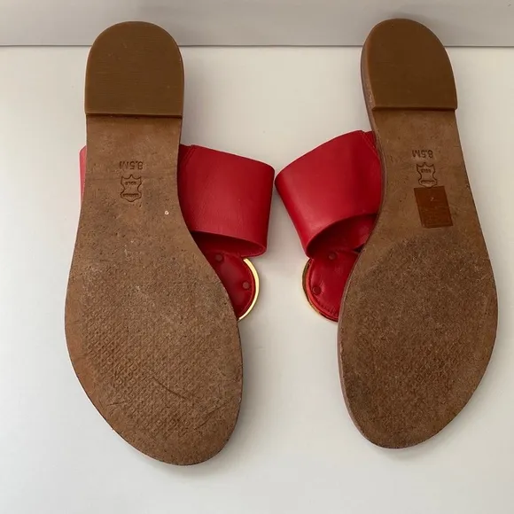 Tory Burch Patos Disc Sandal Red