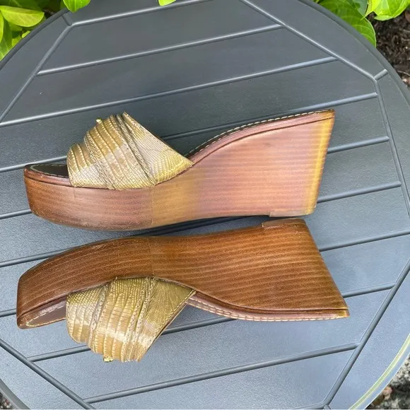 Tory Burch Platform Elina Platform Wedge Sandals Size 9M