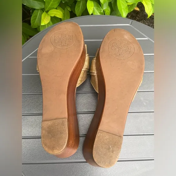Tory Burch Platform Elina Platform Wedge Sandals Size 9M