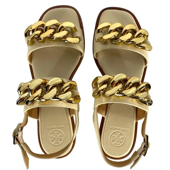 Tory Burch Women’s Adrian Sandal 54579 Dulce De Leche