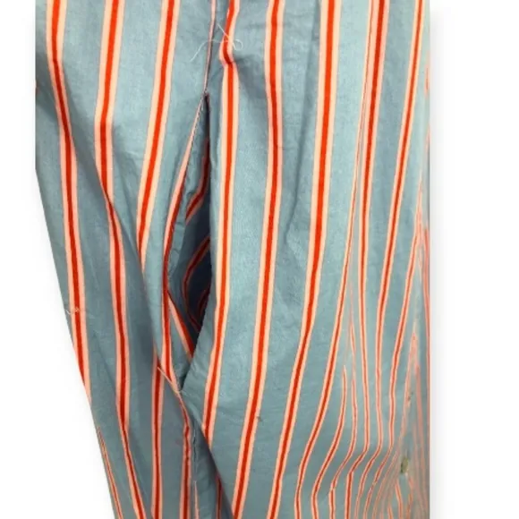 TUCKERKNUCK Pomander Place Lara Stripe V-Neck Midi/Maxi Pocket Shirtdres…