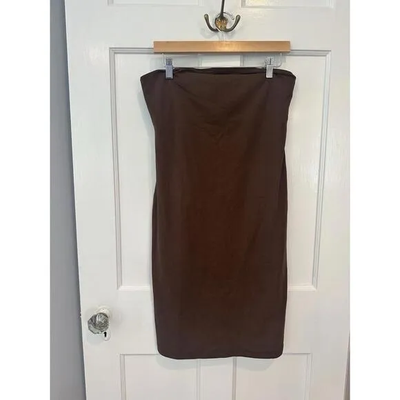 Tuckernuck Bronze Metallic Knit Indie Midi Dress $298 NWT Medium M