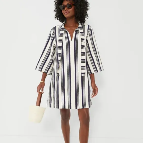 Tuckernuck Navy Stripe Montauk Dress