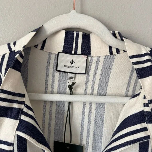 Tuckernuck Navy Stripe Montauk Dress